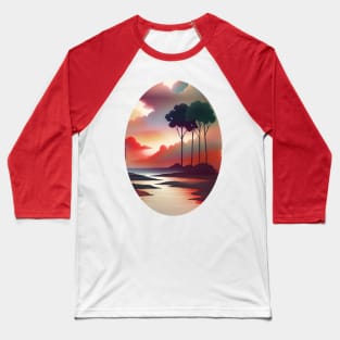 COLORFUL SKY Baseball T-Shirt